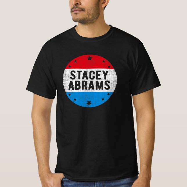 Camiseta Stacey Abrams, O Partido Democrático Americano (Frente)