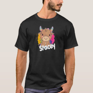 Camiseta STACEY Lindo nome de garota com adorável coisinha