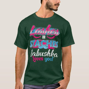 Camiseta Staches ou Lashes Babushka ama você o melhor gêner