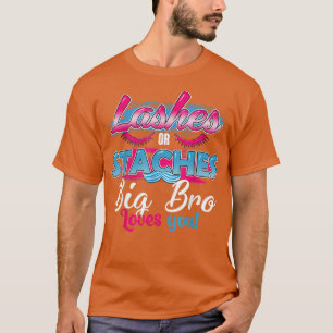 Camiseta Staches ou Lashes Big Bro ama você o melhor sexo