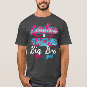 Camiseta Staches ou Lashes Big Bro ama você o melhor sexo