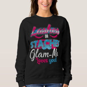 Camiseta Staches Ou Lashes Glam Mães Te Ama Mais Do Gênero