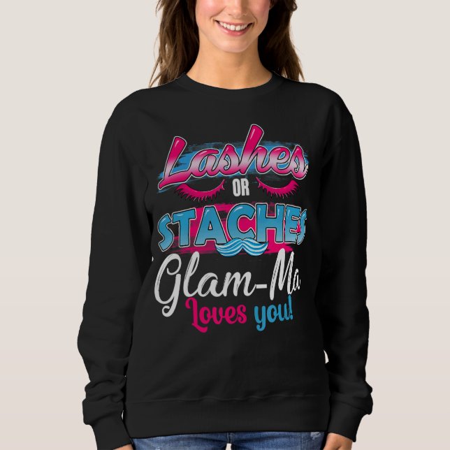Camiseta Staches Ou Lashes Glam Mães Te Ama Mais Do Gênero (Frente)