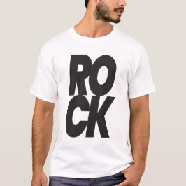 Camiseta Stacked Rock Typography