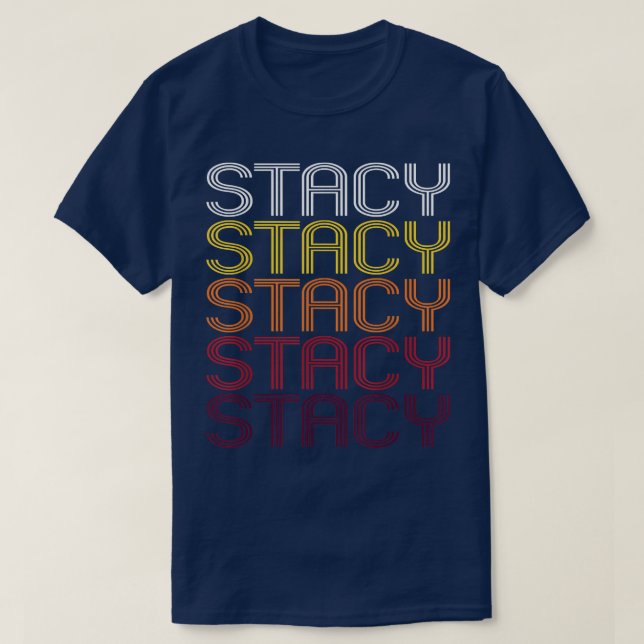 Camiseta Stacy, MN Vintage Style Minnesota (Frente do Design)