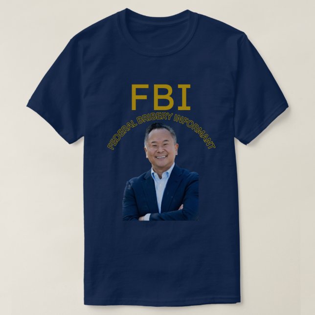 Camiseta Staffer B FBI Shirt (Frente do Design)