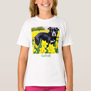 Camiseta Staffodil - Staffy no Daffodils