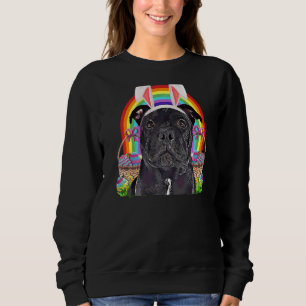 Camiseta Staffordshire Bull Terrier Dog Bunny Egg Hu