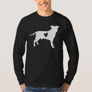 Camiseta Staffordshire Bull Terrier Hearny Pet Dog Lov