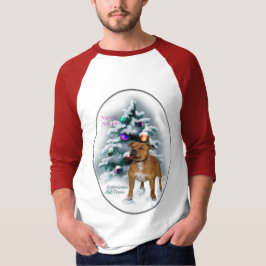 Camiseta Staffordshire Bull Terrier Natal Gifts