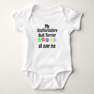 Camiseta Staffordshire Bull Terrier Walks Design