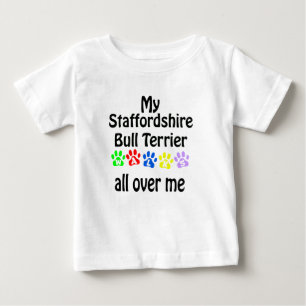 Camiseta Staffordshire Bull Terrier Walks Design