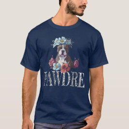 Camiseta Staffordshire Terrier Girl Pawdre, Bonita e Engraç