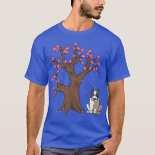 Camiseta StafforShire Bull Terrier Cherry Blossom