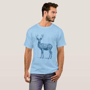Camiseta Stag 02 - Azul Oceano