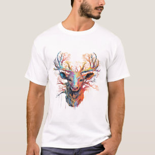 Camiseta Stag Deer Animal World Wildlife Beauty Adventure