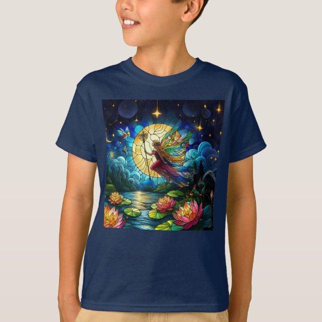 Camiseta Stained Glass Moonlight Flight Fairy  (Frente)