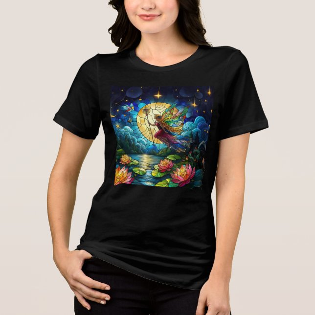 Camiseta Stained Glass Moonlight Flight Fairy  (Frente)