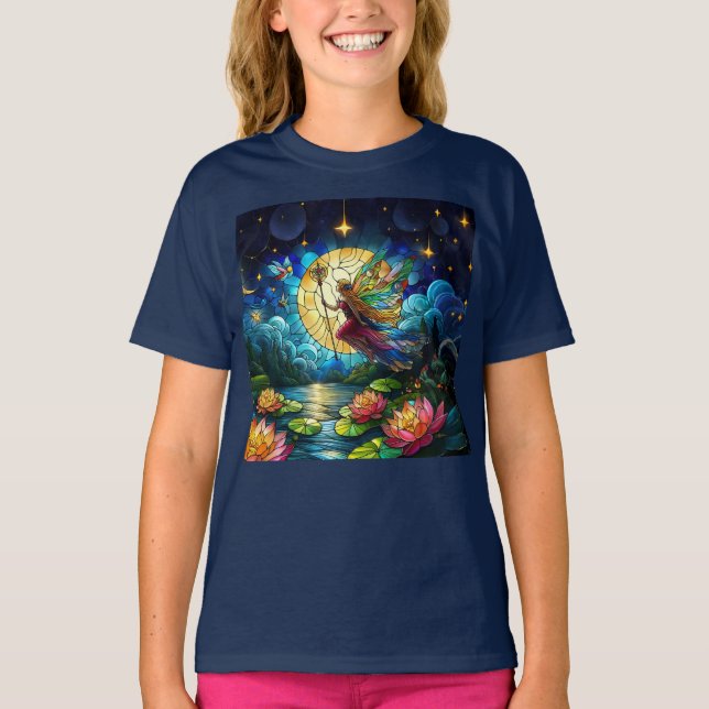 Camiseta Stained Glass Moonlight Flight Fairy  (Frente)
