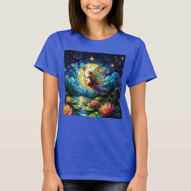 Camiseta Stained Glass Moonlight Flight Fairy  (Frente)