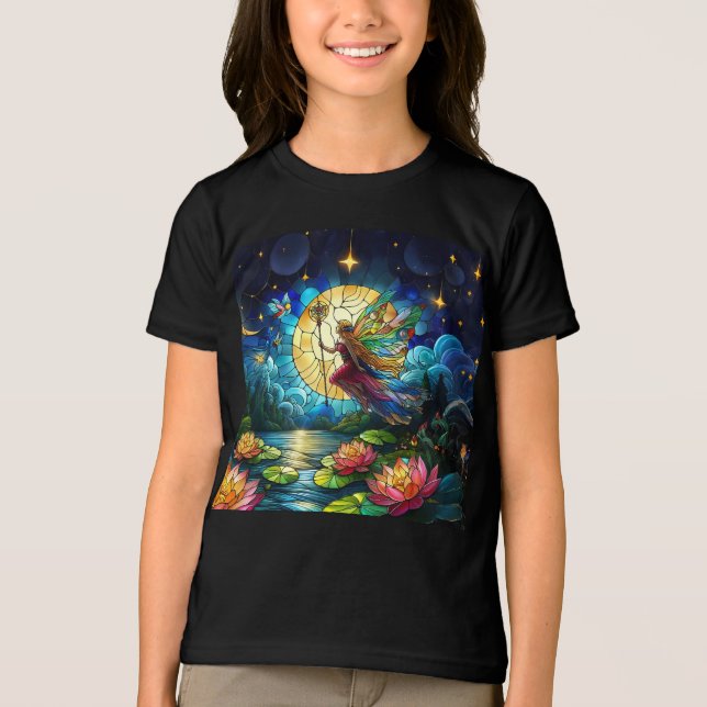 Camiseta Stained Glass Moonlight Flight Fairy  (Frente)