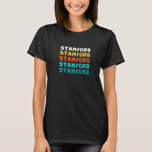 Camiseta Stamford Connecticut Vintage Ct Coleção Retro A