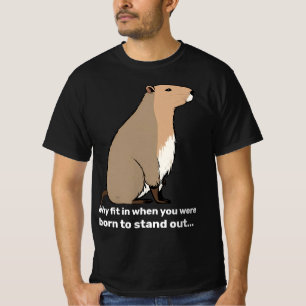 Camiseta Stand Out Capybara: Chá Masculina