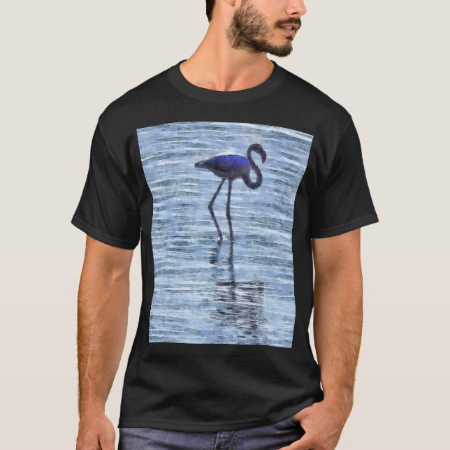 Camiseta Stand Tall Flamingo Watercolor (Frente)