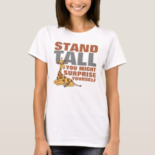Camiseta Stand Tall, Giraffe