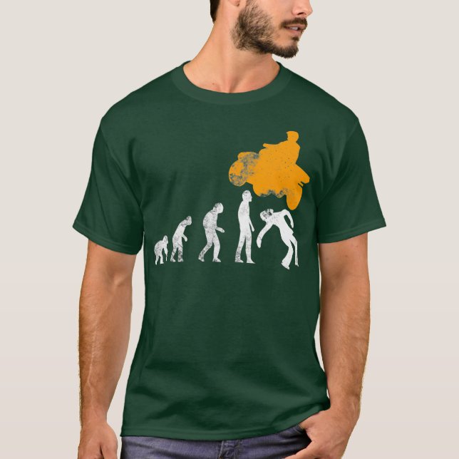 Camiseta Stand Up Evolution Quadricycle Motocross (Frente)