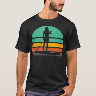 Camiseta Stand Up Paddleboarding Retro Vintage SUP Design