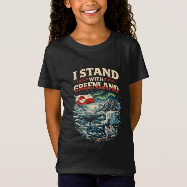 Camiseta Stand with Greenland (Frente)