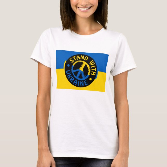 Camiseta Stand with Ukraine tshirt (Frente)
