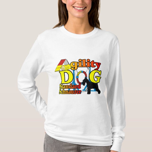 Camiseta Standard_Schnauzer_Agilidade (Frente)