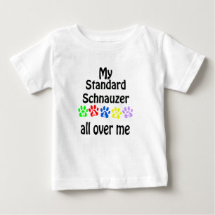 Camiseta Standard Schnauzer Walks Design