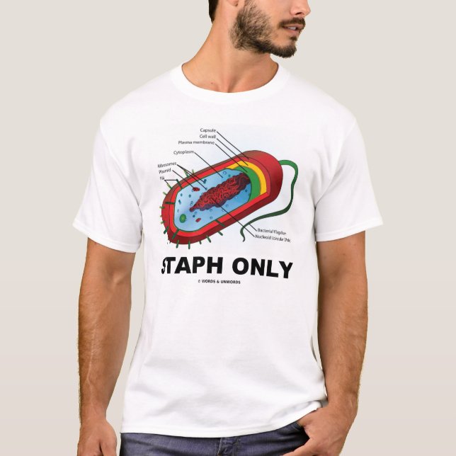 Camiseta Staph somente (humor do Prokaryote da biologia) (Frente)