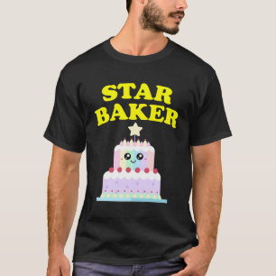Camiseta Star Baker British Baking Show Oferece Presentes B