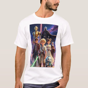 Camiseta Star Battles   Equipe de Aventura Espacial Caprich