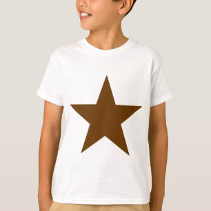 Camiseta Star Brown O MUSEUM Zazzle dá presentes