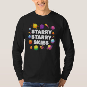 Camiseta Star Gazing - Starry Starry Skies - Astrônomo - S