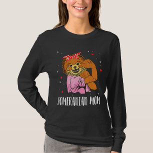 Camiseta Star Heart Dog Girl Happy Madame Day Pomeranian Do