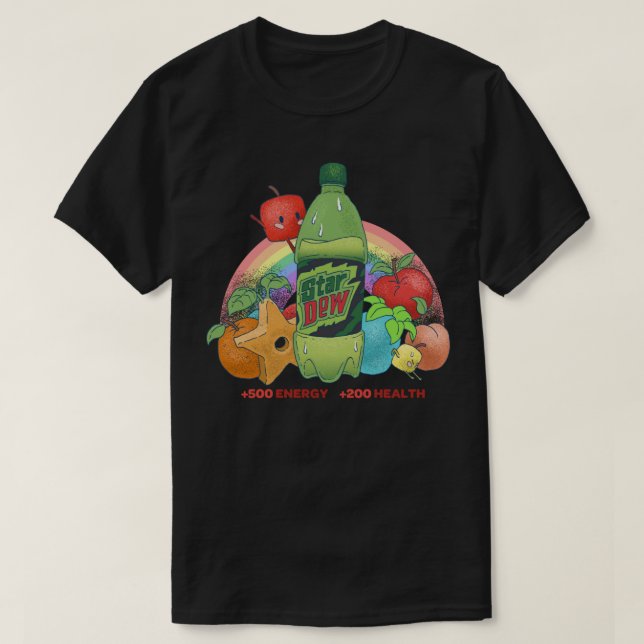 Camiseta Stardew Energy Tonic (Frente do Design)