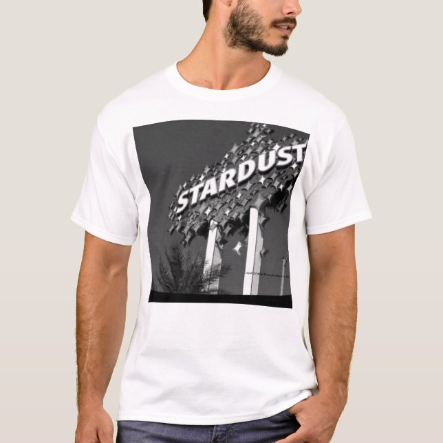 Camiseta Stardust preto & branco (Frente)