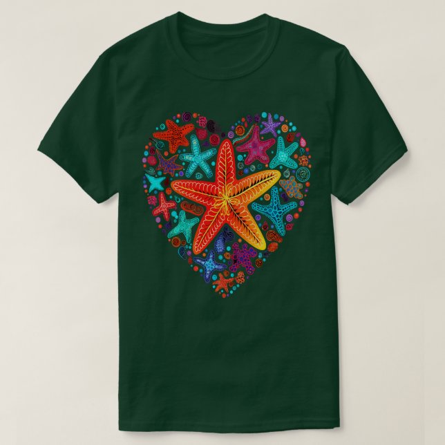 Camiseta Starfish Valentine Day (Frente do Design)