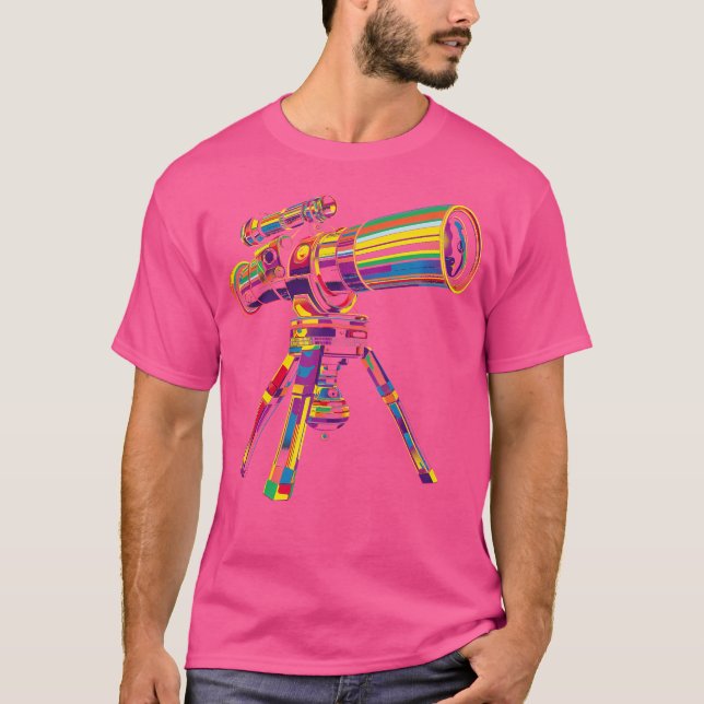 Camiseta Stargazer Astronomer Constelação Teles (Frente)
