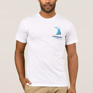 Camiseta Stargazer Films Logotipo de bolso Folha curta, Bra