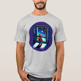 Camiseta Stargazer no Céu da Noite de Arte Sonhadora