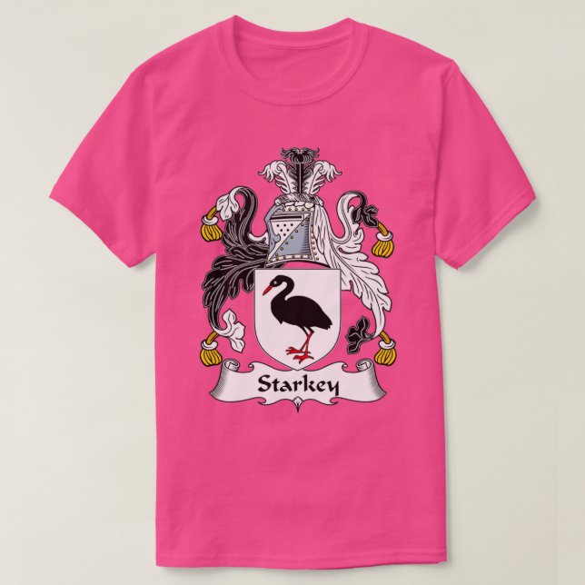 Camiseta Starkey Coat of Arms Family Crest  (Frente do Design)