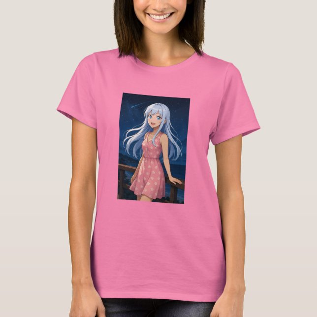 Camiseta Starlight Nova – Deseje na Onda (Frente)