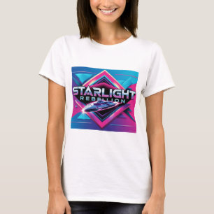 Camiseta Starlight Rebellion Retro Pop Cultura Mulheres